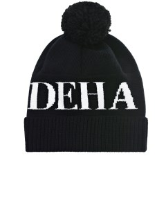 Черная шапка с логотипом Deha