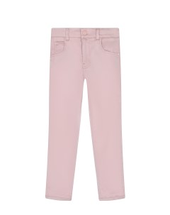 Розовые брюки прямого кроя детские Guess