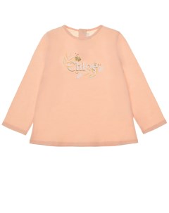 Розовая толстовка с логотипом детская Chloe