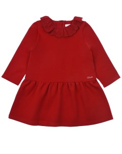 Красное платье с вышивкой детское Chloe