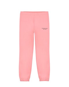 Розовые спортивные брюки детские Calvin klein