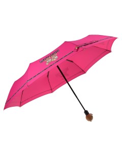 Зонт цвета фуксии с фигурной ручкой 30 см детский Moschino
