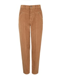 Бежевые вельветовые брюки длиной 7 8 Twinset