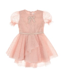 Розовое кружевное платье детское Eirene