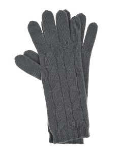 Темно серые перчатки из кашемира Panicale