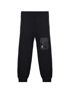 Черные спортивные брюки детские Moncler