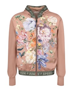 Куртка спортивная с принтом цветы Vertical Botanic детская Molo