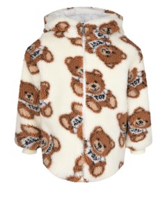 Куртка из эко меха с принтом медвежата детская Moschino