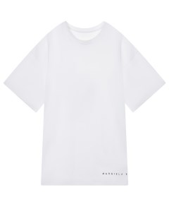 Белая базовая футболка детская Mm6 maison margiela