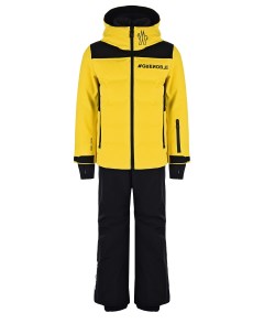 Комплект куртка и полукомбинезон желтый черный детский Moncler