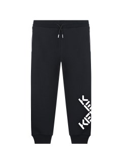 Черные спортивные брюки с лого детские Kenzo