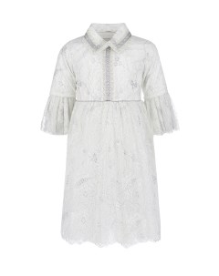 Белое платье с рукавами 3 4 детское Eirene