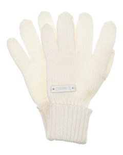 Белые перчатки из шерсти детские Il trenino