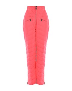 Стеганые брюки розового цвета Naumi