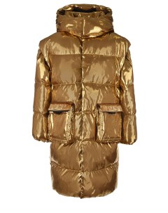 Пальто трансформер бронзового цвета детское Dolce&gabbana