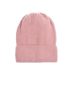 Розовая шапка из кашемира детская Capo