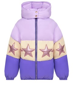 Куртка в стиле color block со звездами детская Scotch&soda