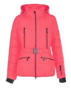 Розовая приталенная куртка Naumi