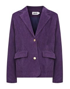 Фиолетовый пиджак из вельвета Harrietta Night Purple детский Molo