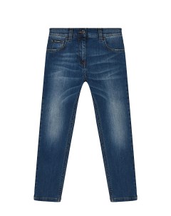 Синие выбеленные джинсы детские Dolce&gabbana