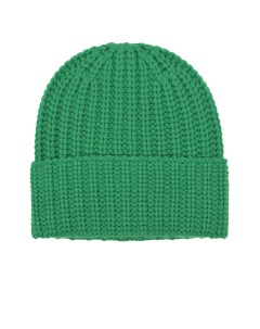 Зеленая шапка из кашемира Ftc cashmere