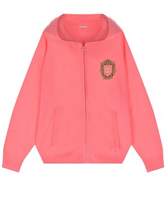 Розовая спортивная куртка из кашемира детская Dolce&gabbana