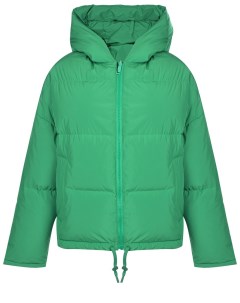 Зеленая короткая куртка Yves salomon