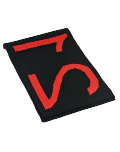 Черный шарф с красным логотипом 165x26 см детский No21