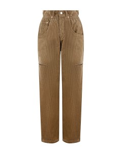 Коричневые вельветовые брюки Forte dei marmi couture
