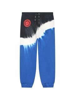 Спортивные брюки с принтом tie dye детские No21