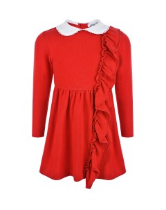 Красное платье с рюшей детское Aletta