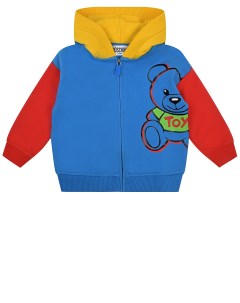 Спортивная куртка в стиле color block детская Moschino