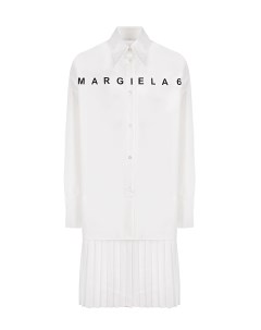 Белое платье рубашка детское Mm6 maison margiela