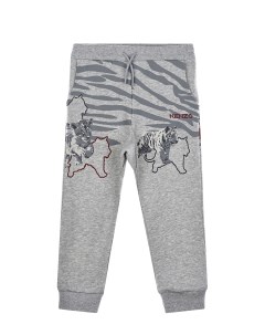 Спортивные брюки с принтом зебра детские Kenzo