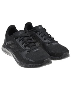 Однотонные черные кроссовки детские Adidas