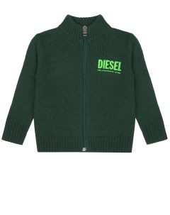 Темно зеленый кардиган детское Diesel