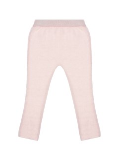 Розовые брюки из шерсти и кашемира детские Per te