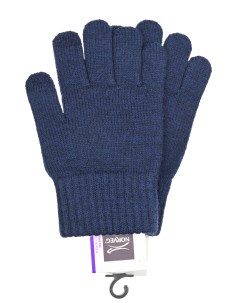 Синие базовые перчатки детские Norveg