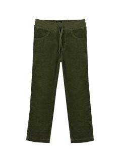 Зеленые велюровые брюки детские Il gufo