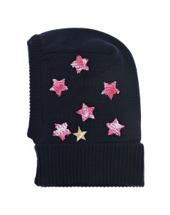 Шапка шлем со звездами из пайеток детская Il trenino