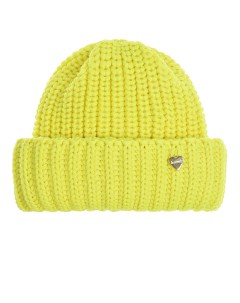Желтая шапка с отворотом детская Il trenino