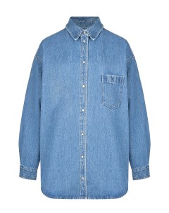 Голубая джинсовая рубашка Forte dei marmi couture