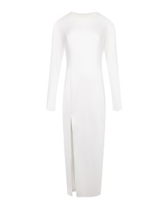 Белое платье с разрезом Dan maralex