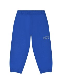 Синие спортивные брюки детские Molo