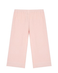 Розовые вельветовые брюки с поясом на резинке детские Il gufo