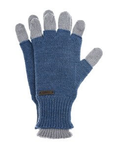 Серо синие перчатки из шерсти детское Il trenino