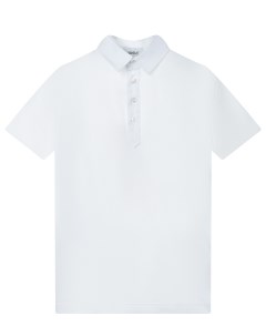 Белая футболка поло с логотипом детская Aletta