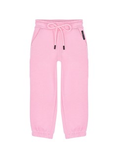 Розовые спортивные брюки из футера детские Dan maralex
