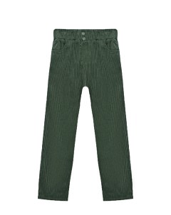 Зеленые вельветовые брюки детские Stella mccartney