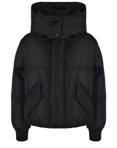 Укороченная черная куртка детская Mm6 maison margiela